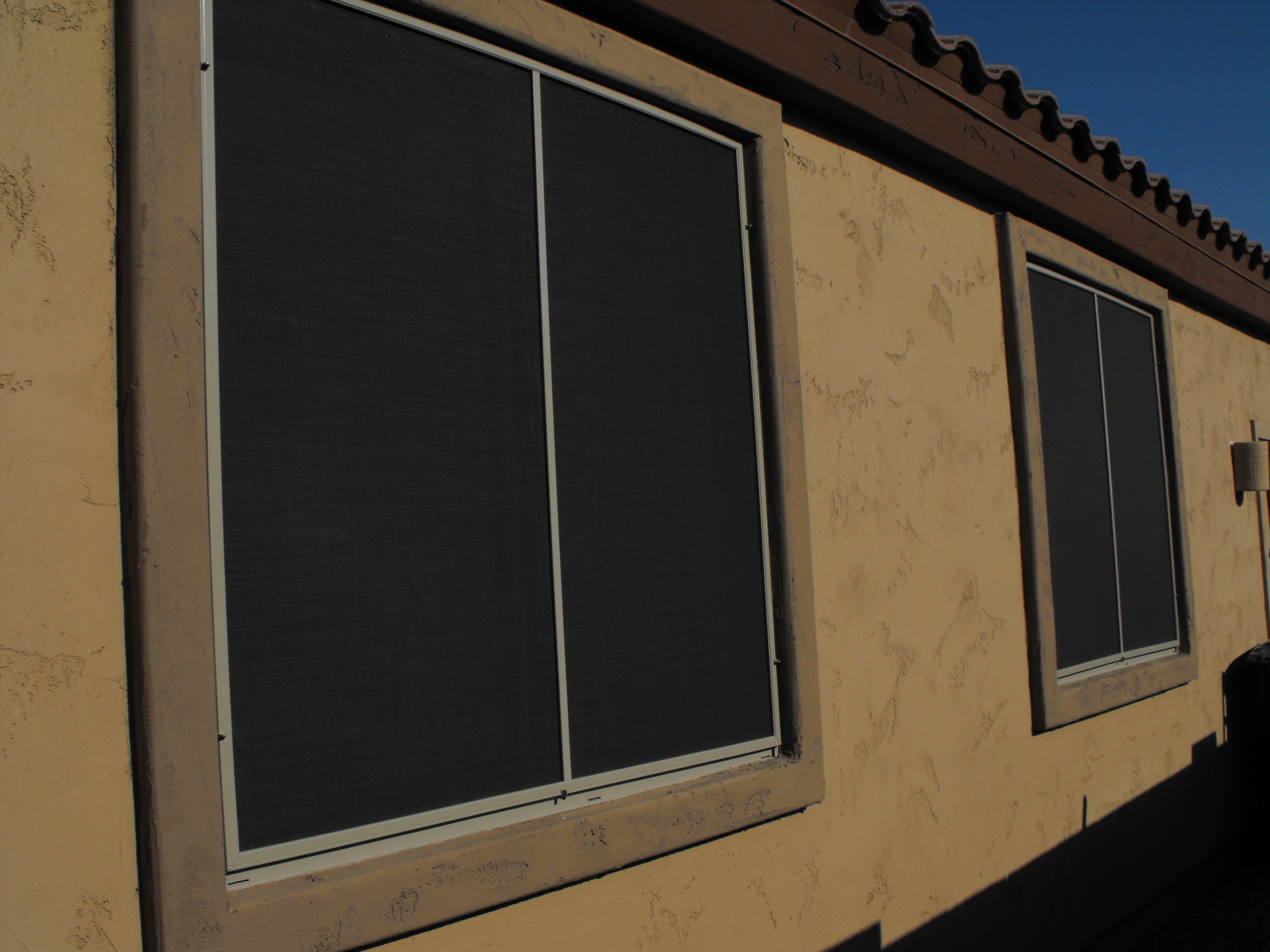 Solar screens for windows